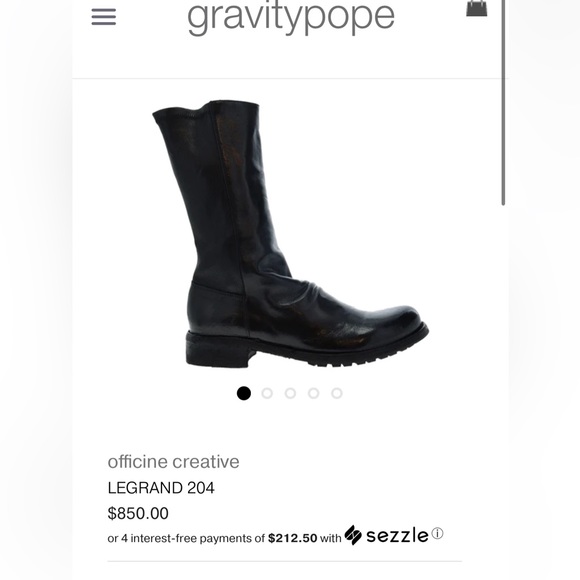 OFFICINE CREATIVE LEATHER BOOTS - Picture 2 of 9